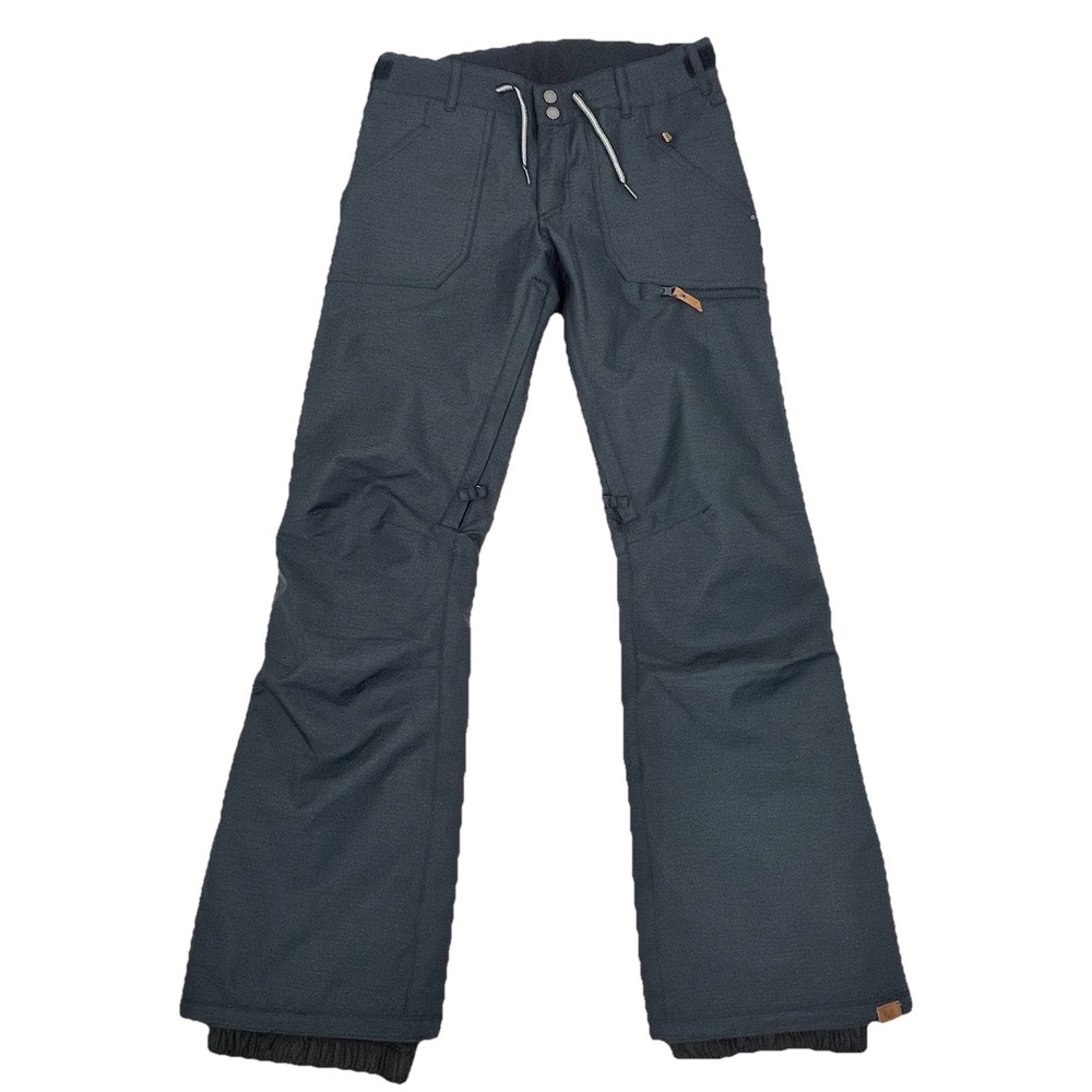 ROXY Woman's Medium Gray Ski Snow Pants 15K Dry Flight Technology Snowboard